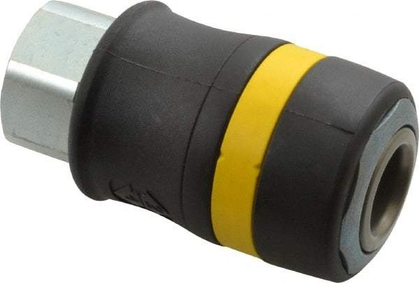 Parker - 1/2 Female NPTF Industrial Pneumatic Hose Coupler - Polyamide, 1/2" Body Diam - Apex Tool & Supply