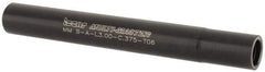 Iscar - Multimaster 3/8" 90° Stepped Shank Milling Tip Insert Holder & Shank - 0.364" Neck Diam, T06 Neck Thread, 3" OAL, Steel MM S-A Tool Holder - Apex Tool & Supply
