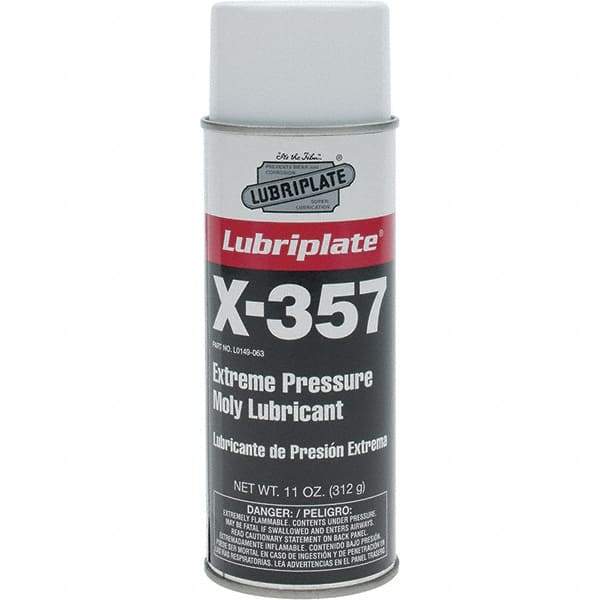 Lubriplate - 11 oz Aerosol Lithium Extreme Pressure Grease - Black, Extreme Pressure, 250°F Max Temp, NLGIG 1, - Apex Tool & Supply
