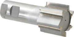 Made in USA - 2", 1-1/2" LOC, 1-1/4" Shank Diam, 4-1/2" OAL, 6 Flute, Carbide-Tipped Square End Mill - Apex Tool & Supply
