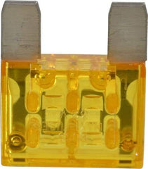 Cooper Bussmann - 20 Amp, 32 VDC, Bussmann MAX-20, Fast Acting Automotive Fuse - 1.35" Long, Yellow, Littlefuse MAX20, Ferraz Shawmut AF3-20 - Apex Tool & Supply