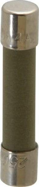 Cooper Bussmann - 250 VAC, 4 Amp, Time Delay Miniature Ceramic Fuse - 1-1/4" OAL, 1/4" Diam - Apex Tool & Supply