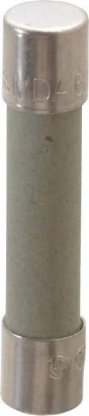 Cooper Bussmann - 250 VAC, 6.25 Amp, Time Delay Miniature Ceramic Fuse - 1-1/4" OAL, 1/4" Diam - Apex Tool & Supply
