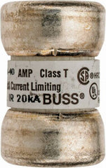 Cooper Bussmann - 160 VDC, 300 VAC, 40 Amp, Fast-Acting General Purpose Fuse - 7/8" OAL, 20 at DC, 200 at AC (RMS) kA Rating, 9/16" Diam - Apex Tool & Supply