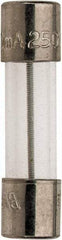 Cooper Bussmann - 250 VAC, 32 VDC, 0.4 Amp, Time Delay Miniature Glass Fuse - 20mm OAL, 10 at 125 V kA Rating, 5mm Diam - Apex Tool & Supply