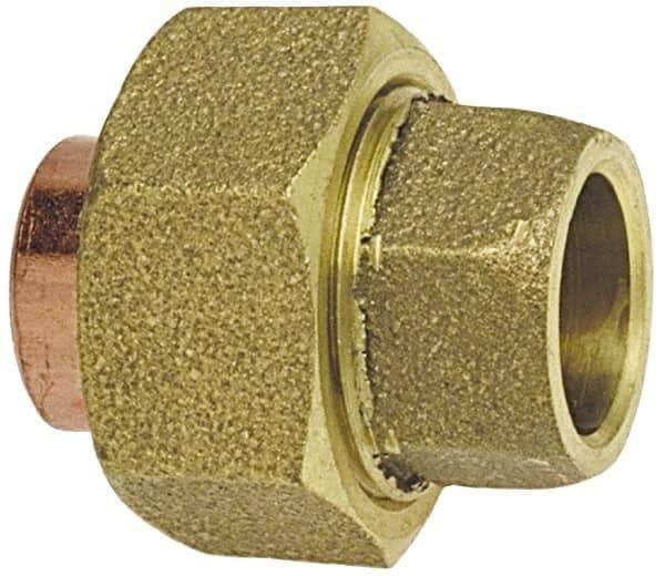 NIBCO - 5/8" Cast Copper Pipe Union - C x C, Pressure Fitting - Apex Tool & Supply