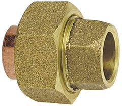 NIBCO - 5/8" Cast Copper Pipe Union - C x C, Pressure Fitting - Apex Tool & Supply