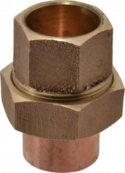 NIBCO - 1" Cast Copper Pipe Union - C x C, Pressure Fitting - Apex Tool & Supply