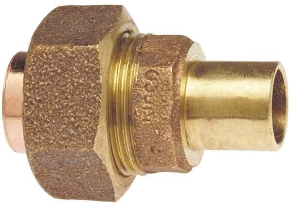 NIBCO - 3/4" Cast Copper Pipe Union - FTG x F, Pressure Fitting - Apex Tool & Supply