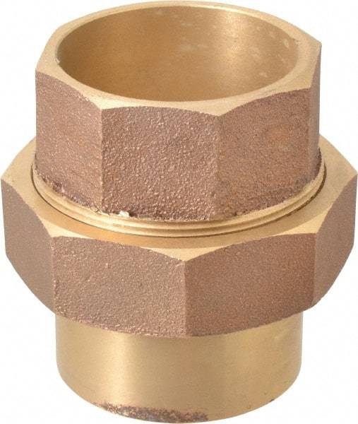 NIBCO - 2-1/2" Cast Copper Pipe Union - C x C, Pressure Fitting - Apex Tool & Supply