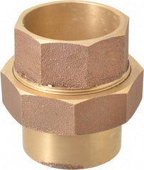 NIBCO - 2-1/2" Cast Copper Pipe Union - C x C, Pressure Fitting - Apex Tool & Supply