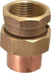 NIBCO - 1-1/2" Cast Copper Pipe Union - C x F, Pressure Fitting - Apex Tool & Supply