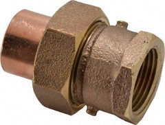 NIBCO - 3/4" Cast Copper Pipe Union - C x F, Pressure Fitting - Apex Tool & Supply
