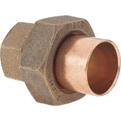 NIBCO - 3/4" Cast Copper Pipe Union - C x C, Pressure Fitting - Apex Tool & Supply