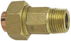 NIBCO - 2-1/2" Cast Copper Pipe Union - C X M, Pressure Fitting - Apex Tool & Supply