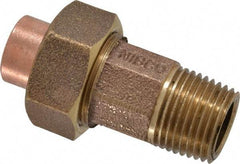 NIBCO - 1/2" Cast Copper Pipe Union - C X M, Pressure Fitting - Apex Tool & Supply