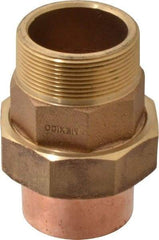 NIBCO - 2" Cast Copper Pipe Union - C X M, Pressure Fitting - Apex Tool & Supply