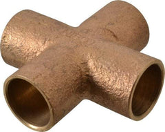 NIBCO - 1/2" Cast Copper Pipe Cross - C x C x C x C, Pressure Fitting - Apex Tool & Supply