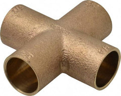NIBCO - 3/4" Cast Copper Pipe Cross - C x C x C x C, Pressure Fitting - Apex Tool & Supply