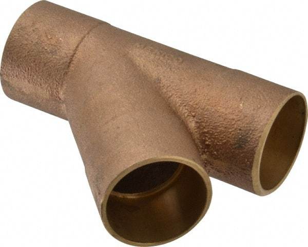NIBCO - 1-1/4" Cast Copper Pipe 45° Wye - C x C x C, Pressure Fitting - Apex Tool & Supply
