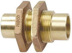 NIBCO - 1/2" Cast Copper Pipe Bulkhead - C x C, Pressure Fitting - Apex Tool & Supply
