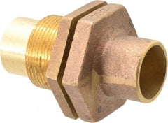 NIBCO - 1" Cast Copper Pipe Bulkhead - C x C, Pressure Fitting - Apex Tool & Supply