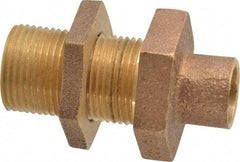NIBCO - 1/2" Cast Copper Pipe Bulkhead - C x F, Pressure Fitting - Apex Tool & Supply