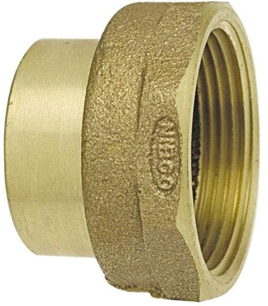 NIBCO - 3", Cast Copper Drain, Waste & Vent Pipe Adapter - Ftg x F - Apex Tool & Supply
