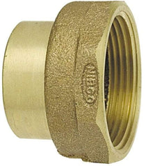 NIBCO - 3", Cast Copper Drain, Waste & Vent Pipe Adapter - Ftg x F - Apex Tool & Supply