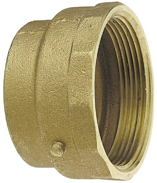 NIBCO - 4", Cast Copper Drain, Waste & Vent Pipe Adapter - C x F - Apex Tool & Supply