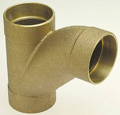 NIBCO - 2 x 2 x 1-1/2", Cast Copper Drain, Waste & Vent Pipe Long Turn T Y - C x C x C - Apex Tool & Supply