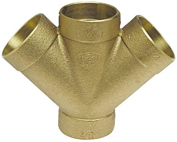 NIBCO - 1-1/2", Cast Copper Drain, Waste & Vent Pipe - C x C x C x C - Apex Tool & Supply