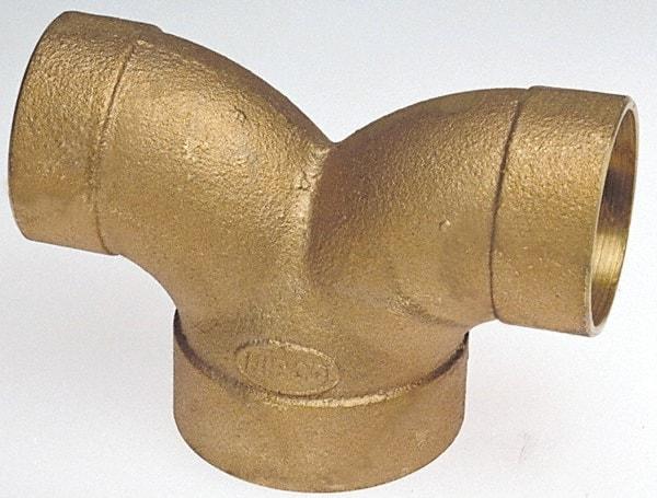 NIBCO - 2", Cast Copper Drain, Waste & Vent Pipe - C x C x C - Apex Tool & Supply