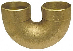 NIBCO - 1-1/2", Cast Copper Drain, Waste & Vent Pipe Return Bend - C x C - Apex Tool & Supply