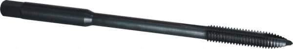 Kennametal - M6x1.00 Metric Coarse 2 Flute D5 Oxide Finish High Speed Steel Spiral Point Extension Tap - Plug Chamfer, 4" OAL, 6H Class of Fit - Apex Tool & Supply
