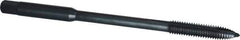 Kennametal - M6x1.00 Metric Coarse 2 Flute D5 Oxide Finish High Speed Steel Spiral Point Extension Tap - Plug Chamfer, 4" OAL, 6H Class of Fit - Apex Tool & Supply