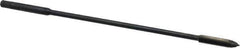 Kennametal - #10-32 UNF 2 Flute H3 Oxide Finish High Speed Steel Spiral Point Extension Tap - Plug Chamfer, 6" OAL, 2B/3B Class of Fit - Apex Tool & Supply