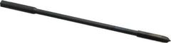 Kennametal - 1/4-28 UNF 2 Flute H3 Oxide Finish High Speed Steel Spiral Point Extension Tap - Plug Chamfer, 6" OAL, 3B Class of Fit - Apex Tool & Supply