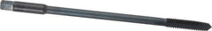 Kennametal - 5/16-18 UNC 3 Flute H3 Oxide Finish High Speed Steel Spiral Point Extension Tap - Plug Chamfer, 6" OAL, 3B Class of Fit - Apex Tool & Supply