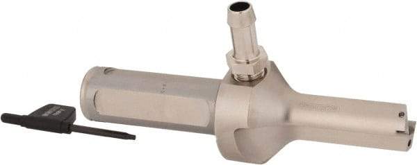Seco - 1.732" Max Drill Depth, 2xD, 22mm Diam, Indexable Insert Drill - 2 Inserts, 1" Shank Diam, Straight Shank - Apex Tool & Supply