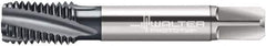 Value Collection - 7/8-9 UNC 4 Flute 3B Modified Bottoming Spiral Flute Tap - Cobalt, TiCN Finish, 4-11/16" OAL, Right Hand Flute, Right Hand Thread, Series A2245606 - Apex Tool & Supply