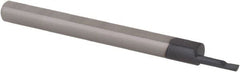 Scientific Cutting Tools - 0.05" Min Bore Diam, 0.2" Max Bore Depth, 1/8 Shank Diam, Boring Bar - Apex Tool & Supply