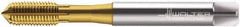 Walter-Titex - M10x1.50 Metric 6HX Modified Bottoming Thread Forming Tap - Cobalt, TiN Finish, 100mm OAL, 20mm Thread Length, Right Hand Thread, Series DP2061705 - Apex Tool & Supply