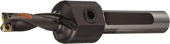 Sandvik Coromant - 1.811" Max Drill Depth, 3xD, 0.562" Diam, Indexable Insert Drill - 2 Inserts, 3/4" Shank Diam, Flange Shank - Apex Tool & Supply