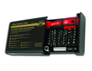 39 Piece - Security Bits Collector Security Bits Set - Apex Tool & Supply