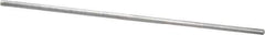 Made in USA - 0.0335" High Speed Steel 3 Flute Chucking Reamer - Straight Flute, 0.033" Straight Shank, 1/2" Flute Length, 1-3/8" OAL - Apex Tool & Supply