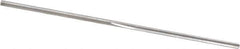 Made in USA - 0.0355" High Speed Steel 3 Flute Chucking Reamer - Straight Flute, 0.035" Straight Shank, 1/2" Flute Length, 1-1/2" OAL - Apex Tool & Supply