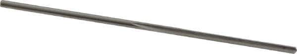 Made in USA - 0.0385" High Speed Steel 3 Flute Chucking Reamer - Straight Flute, 0.038" Straight Shank, 1/2" Flute Length, 1-1/2" OAL - Apex Tool & Supply