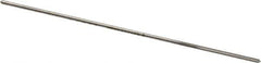 Made in USA - 0.0395" High Speed Steel 4 Flute Chucking Reamer - Straight Flute, 0.0394" Straight Shank, 1/2" Flute Length, 2-1/2" OAL - Apex Tool & Supply