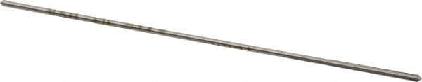 Made in USA - 0.0415" High Speed Steel 4 Flute Chucking Reamer - Straight Flute, 0.039" Straight Shank, 1/2" Flute Length, 2-1/2" OAL - Apex Tool & Supply